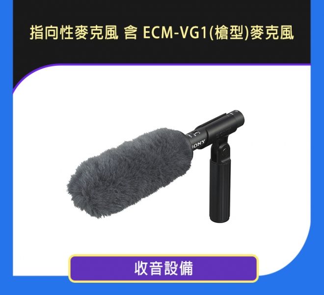 指向性麥克風 含 ECM-VG1(槍型)麥克風